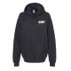 Inside-Out Sports Logo Gildan Midweight Hoodie, Black